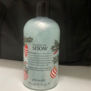 NEW Philosophy Skating in the Snow Shampoo, Shower Gel & Bubble Bath 16 oz